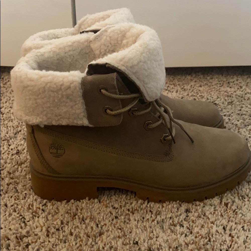 timberland boots with sherpa lining